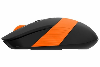 Миша бездротова A4Tech Fstyler FG10 (Orange),  USB, колір чорний+помаранчевий, фото №3