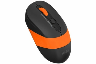 Миша бездротова A4Tech Fstyler FG10 (Orange),  USB, колір чорний+помаранчевий, фото №4