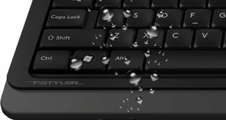Клавіатура A4Tech Fstyler FK10 (Grey) , USB, чорний+ сірий, numer zdjęcia 10