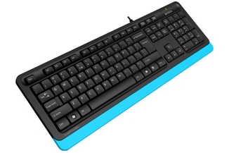 Клавіатура A4Tech Fstyler FK10 (Blue) , USB, чорний+ блакитний, numer zdjęcia 5