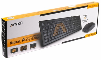 A4Tech KRS-8520D, кмплект дротовий клавіатура з мишою, numer zdjęcia 4
