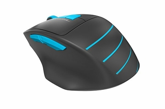 Миша бездротова A4Tech Fstyler FG30 (Blue),  USB, колір чорний+блакитний, photo number 5