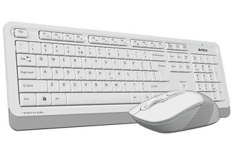 Комплект клавіатура+миша A4Tech FG1010 (White) Fstyler,  бездротовий, USB, білий+сірий, numer zdjęcia 4