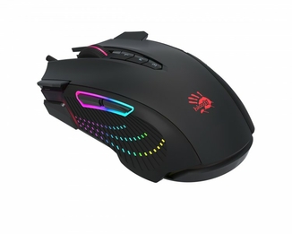 Миша ігрова A4Tech Bloody J90s (Black), Activated, Extra Fire Button, 8000 CPI, RGB, 20 млн. натискань, чорна, RGB підсвічування, фото №8