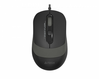Миша A4Tech Fstyler FM10S (Grey), безшумна, USB, колір чорний+сірий, numer zdjęcia 2