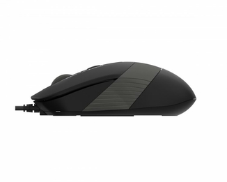 Миша A4Tech Fstyler FM10S (Grey), безшумна, USB, колір чорний+сірий, numer zdjęcia 4