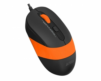 Миша A4Tech Fstyler FM10S (Orange), безшумна, USB, колір чорний+помаранчевий, photo number 3