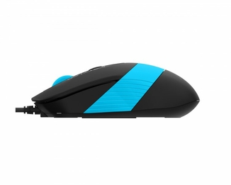 Миша A4Tech Fstyler FM10S (Blue), безшумна, USB, колір чорний+блакитний, photo number 4