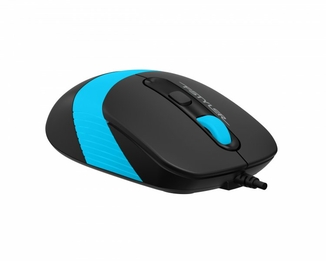 Миша A4Tech Fstyler FM10S (Blue), безшумна, USB, колір чорний+блакитний, photo number 6