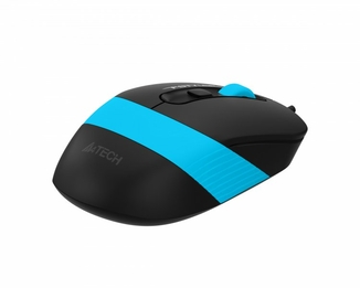 Миша A4Tech Fstyler FM10S (Blue), безшумна, USB, колір чорний+блакитний, photo number 8