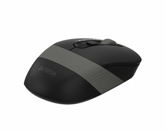 Миша бездротова A4Tech Fstyler FG10S (Grey), безшумна, USB, колір чорний+сірий, фото №6