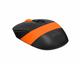 Миша бездротова A4Tech Fstyler FG10S (Orange),  безшумна, USB, колір чорний+помаранчевий, фото №6