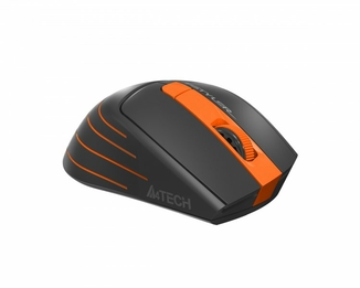 Миша бездротова A4Tech Fstyler FG30S (Orange), безшумна, USB, колір чорний+помаранчевий, photo number 6