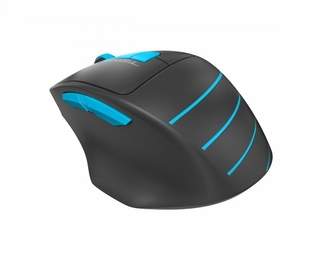 Миша бездротова A4Tech Fstyler FG30S (Blue), безшумна, USB, колір чорний+блакитний, photo number 7