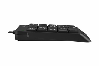 Клавіатура цифрова A4Tech FK13P (Black), чорна, USB, фото №3