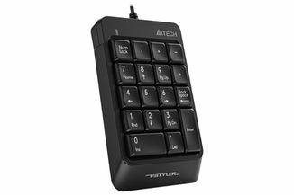 Клавіатура цифрова A4Tech FK13P (Black), чорна, USB, фото №5