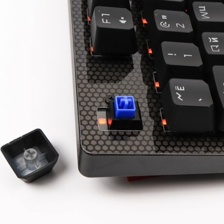 Механічна клавіатура A4Tech Bloody B800 NetBee , ігрова LK Blue, підсвічування Orange, USB, photo number 5
