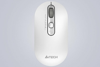 Миша бездротова A4Tech Fstyler FG20 (White),  USB, колір білий, фото №2