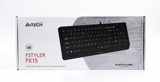 Клавіатура A4Tech Fstyler FK15 (Black) , USB, колір чорний, фото №11