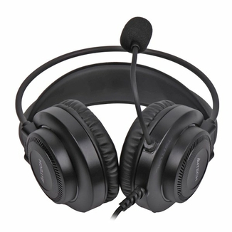 Навушники A4-Tech FH200i (Grey) з мікрофоном, Fstyler AUX 3.5 мм Stereo Headphone, сірий, фото №4