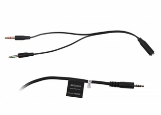 Навушники A4-Tech FH200i (Grey) з мікрофоном, Fstyler AUX 3.5 мм Stereo Headphone, сірий, фото №5