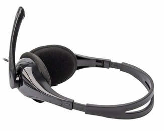 Навушники A4-Tech HS-9 з мікрофоном,чорні, фото №3