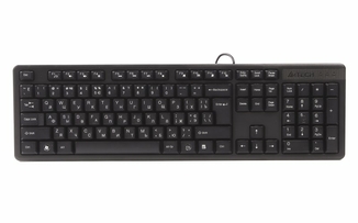 Клавіатура A4Tech KK-3 , USB, чорна, гарячі клавіші, numer zdjęcia 2