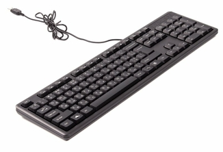 Клавіатура A4Tech KK-3 , USB, чорна, гарячі клавіші, photo number 3