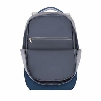 RivaCase 7567 сіро-синій рюкзак  для ноутбука 17.3 дюймів., фото №10