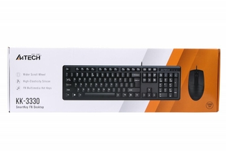 Комплект клавіатура+мишка KK-3+OP-330, USB, Чорна, фото №5