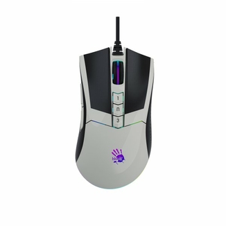 Миша ігрова A4Tech Bloody W90 Max (Panda White), RGB, 10000 CPI, 50M натискань, активоване ПЗ Bloody, колір білий+чорний, numer zdjęcia 2