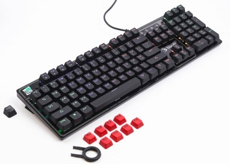 Клавіатура механічна A4Tech Bloody B750N Bloody (Destiny) ігрова, USB, 5-зонне неонове підсвічування, LK-Green switches, підсвічування, фото №3