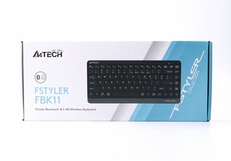 Клавіатура бездротова A4Tech Fstyler FBK11 (Grey),  USB, колір сірий, photo number 7