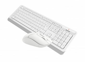 A4Tech Fstyler FG1012, комплект бездротовий клавіатура з мишою, колір білий, numer zdjęcia 6