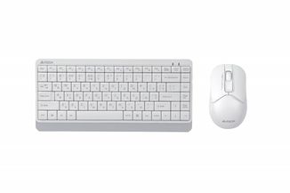 A4Tech Fstyler FG1112, комплект бездротовий клавіатура з мишою, білий колір, фото №2