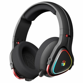 Навушники ігрові Bloody MR710 (Black), RGB, Bluetooth + 2.4GHz + 3.5 jack, колір чорний, numer zdjęcia 2