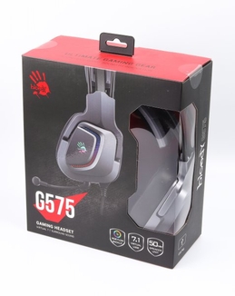 Гарнітура ігрова Bloody G575 (Grey) з мікрофоном, Hi Fi, 7.1 віртуальний звук, RGB підсвічування, USB, photo number 7