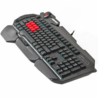 Ігрова клавіатура A4Tech Bloody B318 LK Black, чорна, підсвічування клавіш, USB, фото №4