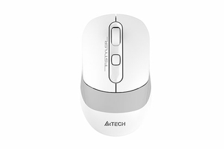 Миша бездротова A4Tech Fstyler FB10CS (Grayish White),  USB, колір сірувато-білий, фото №2