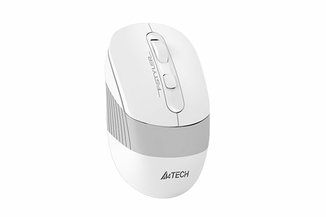Миша бездротова A4Tech Fstyler FB10CS (Grayish White),  USB, колір сірувато-білий, photo number 6