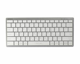 Клавіатура A4-Tech Fstyler FX61, білий колір, USB, блакитне підсвічування, фото №2