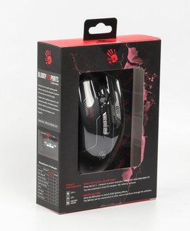 Миша ігрова A4Tech Bloody ES7 (Esports Black), RGB, 6000 CPI, 10M натискань, чорна, фото №9