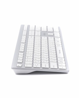 Клавіатура A4-Tech Fstyler FBX50C бездротовa, колір білий, photo number 5