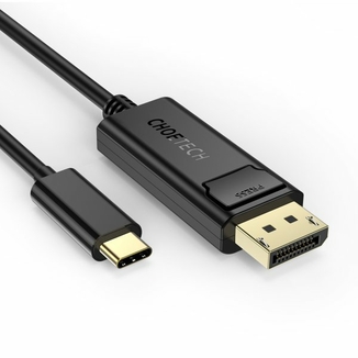 Кабель Choetech XCP-1801BK, USB-C на DisplayPort, 1,8м, фото №4