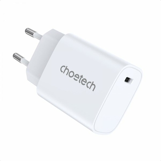 Мережевий зарядний пристрій Choetech Q5004-EU-WH, USB-С, photo number 2