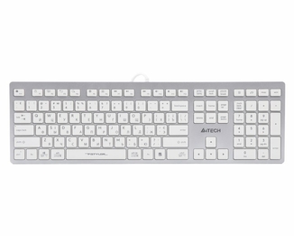 Клавіатура A4-Tech Fstyler FX50, білий колір, USB, photo number 2
