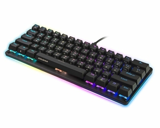 Клавіатура ігрова Cougar Puri Mini RGB, з RGB підсвічуванням, USB, numer zdjęcia 3