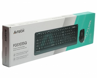 A4Tech Fstyler FGS1035Q, комплект бездротовий клавіатура з мишою, сірий колір, numer zdjęcia 5