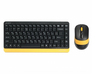 A4Tech Fstyler FG1110, комплект бездротовий клавіатура з мишою, чорний колір, фото №2