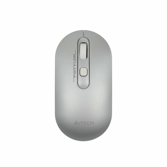 Миша бездротова A4Tech Fstyler FG20 (Icy White),  USB, колір сріблястий, фото №2